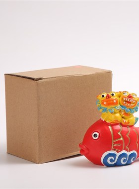 狮三百锦鲤 国风可爱狮子纪念品装饰摆件文创伴手礼