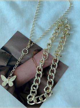 temperament chain choker collarbone chain sweater chain