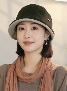 2026秋季新款帽子女渔夫帽高级感显脸小时尚洋气出游盆帽礼帽女士