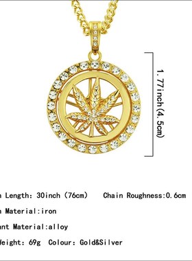 项链吊坠扣嘻哈扣子金属衬衫女钮扣衬衫个性镶钻百搭钻合金欧美男