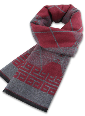 Fashion Design Winter Mens Casual Thicken Scarf Male Winter
