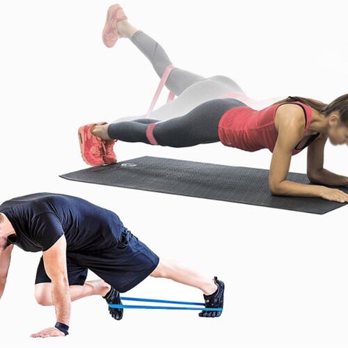 速发Resistace Bads Rubber Bad Worut Fite Gym Equipt L - 图1