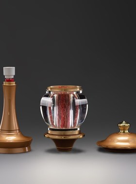 速发新款黄长佛前供佛铜明灯家用纯插电供佛灯灯具用品大全水晶灯