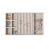 Gray velvet jewelry tray jewelry display props ring necklace earring bracelet jewelry storage box display tray