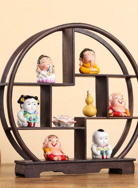 速发柜意小摆件中玄观音客厅式关电视柜酒创装饰工艺品家居摆件