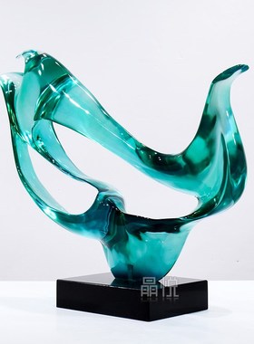 快速发货蓝色横式摆件祝福婚礼酒店大G堂庭院餐厅样板房间居家抽