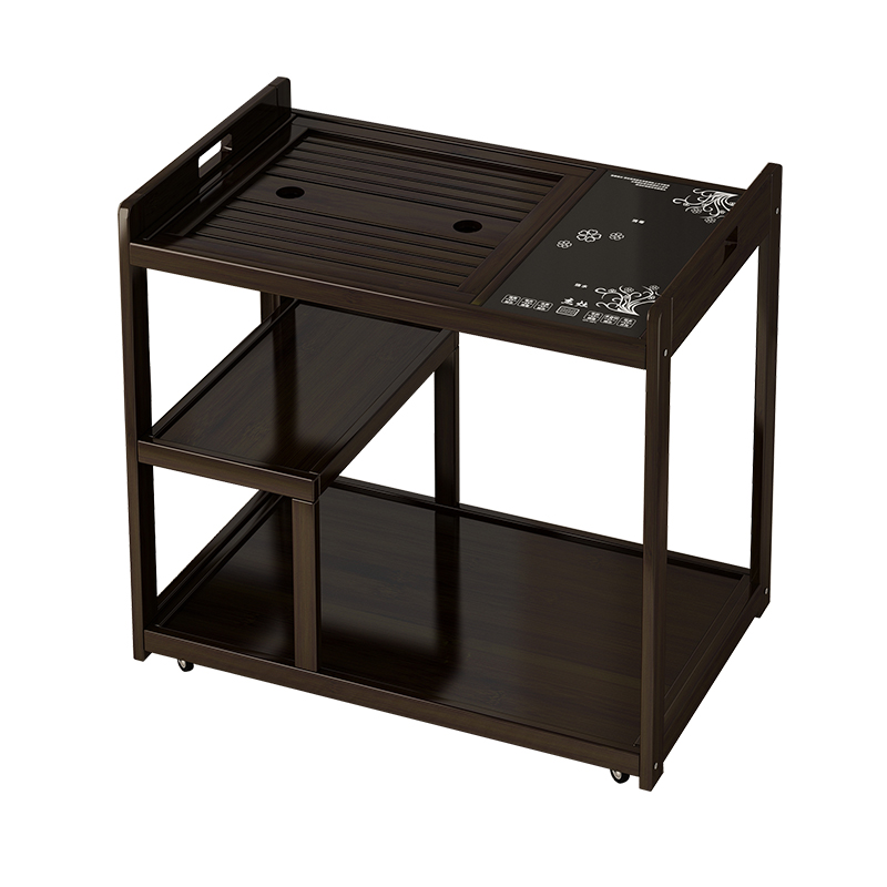 速发移动茶几带轮茶柜家用小茶车茶水台烧功壶水夫茶桌茶具套装一 - 图2