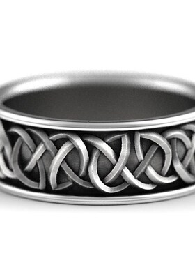 极速Huitan Viking Nordic Mythology Giant Wolf Men Ring Defen