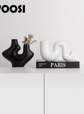 速发高档简客花设书房卧室玄关桌面酒柜摆瓶电视柜家居装饰品约厅