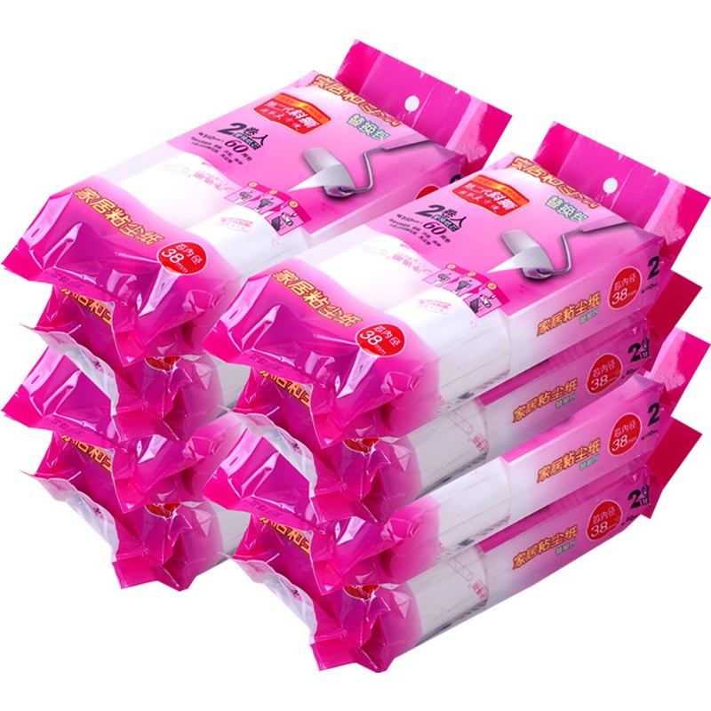 速发净得丽家m粘尘纸粘毛器可撕式16c居斜撕粘大滚筒除尘纸毛号替 - 图3