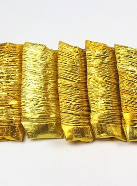 速发包邮锡箔半宝元成品折叠金箔烧纸黄纸0福元宝烧纸用品一包4祈