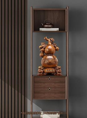 福运临门葫芦摆件招财客厅入户玄关电视柜装饰品搬新家乔迁礼物