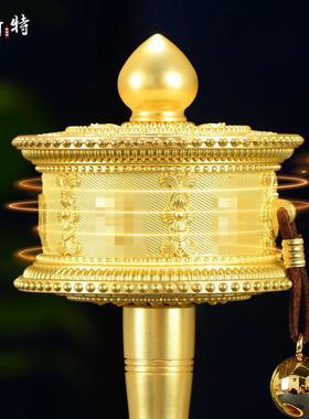 手摇转轮轻便款转筒家用转动金桶摆件