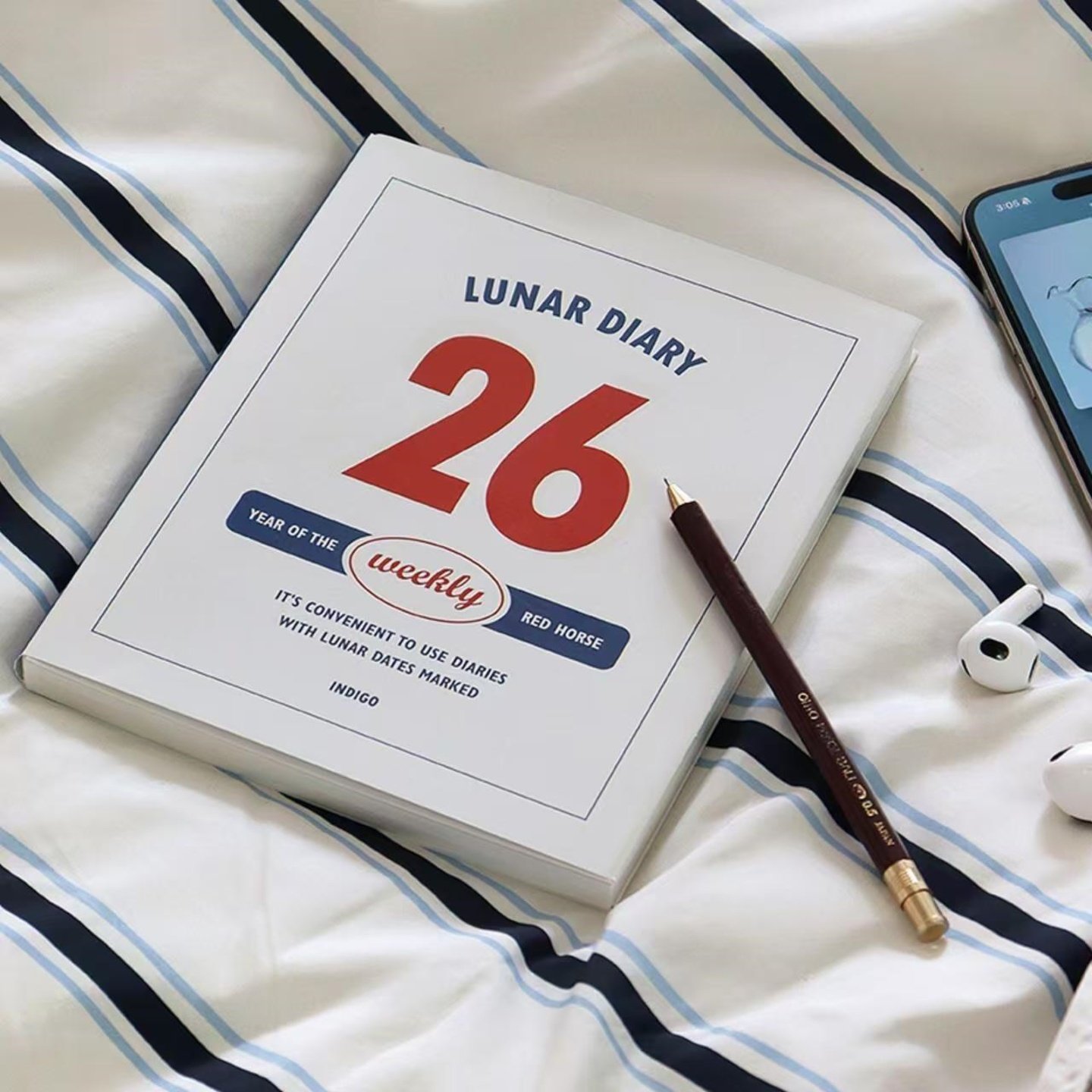 新款2026马年日程本创意周计划本横线笔记本时间规划多功能手账本,淘宝优惠券,粉丝福利购,淘宝优惠卷