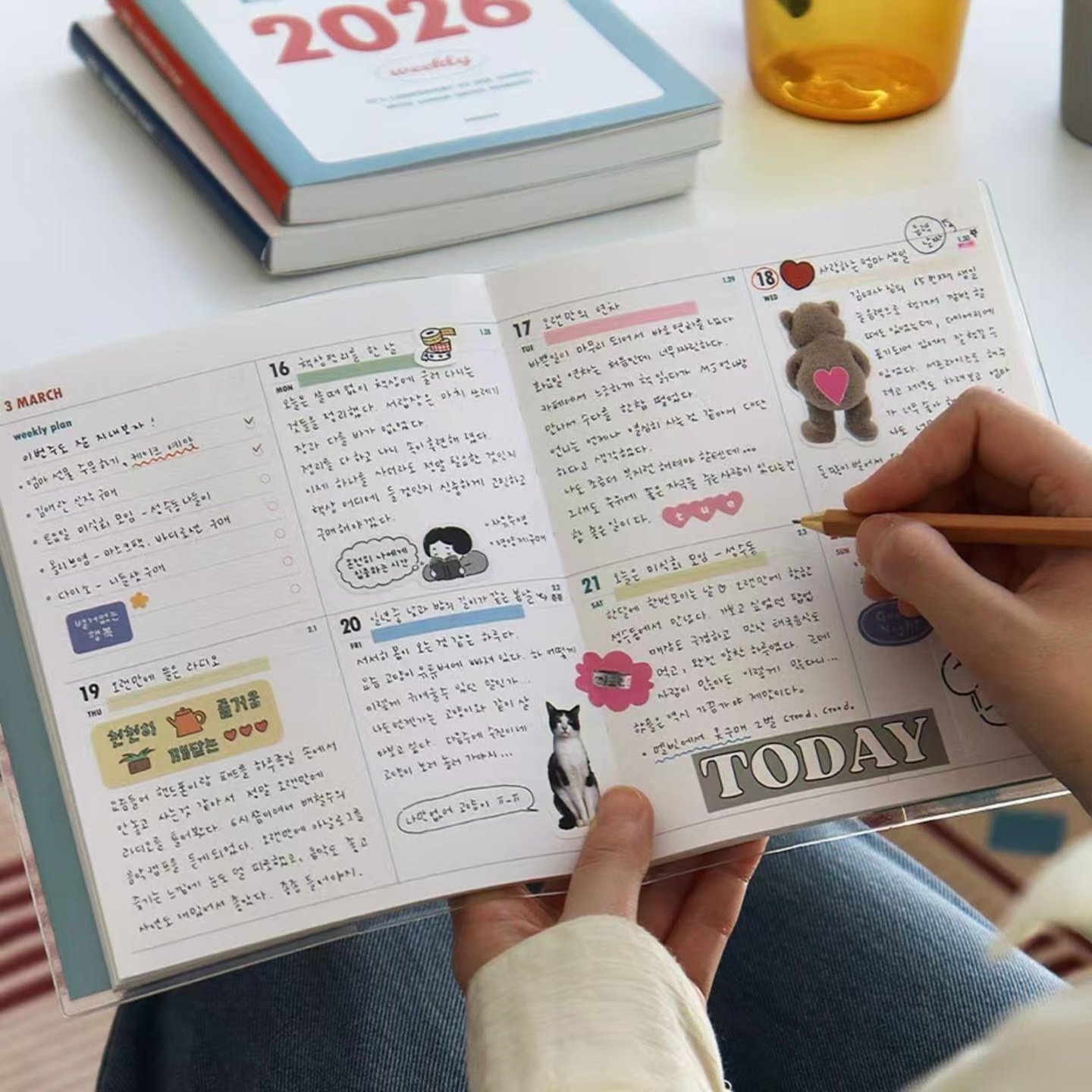 新款2026马年日程本创意周计划本横线笔记本时间规划多功能手账本,淘宝优惠券,粉丝福利购,淘宝优惠卷