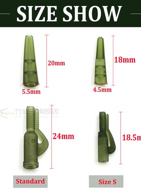 好货*20Set=40PCS Carp Fishing Accessories Tail Rubber Cones