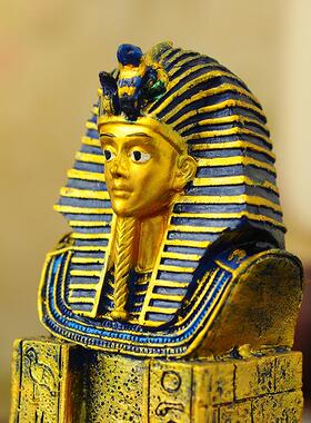 法老埃及摆件品树脂家居装饰金字塔人面模型狮身艳创意古埃及工艺