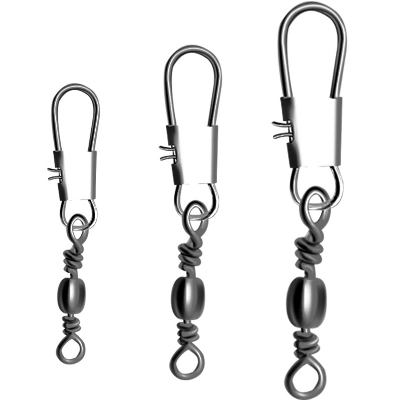 B型别针连接器樽形8八字环扣快速转环海竿路亚钓鱼垂钓用品小配件 - 图3