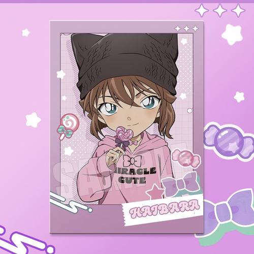 名侦探柯南棒棒糖系列灰原哀基德安室透拍立得收藏小卡痛包装饰 - 图2