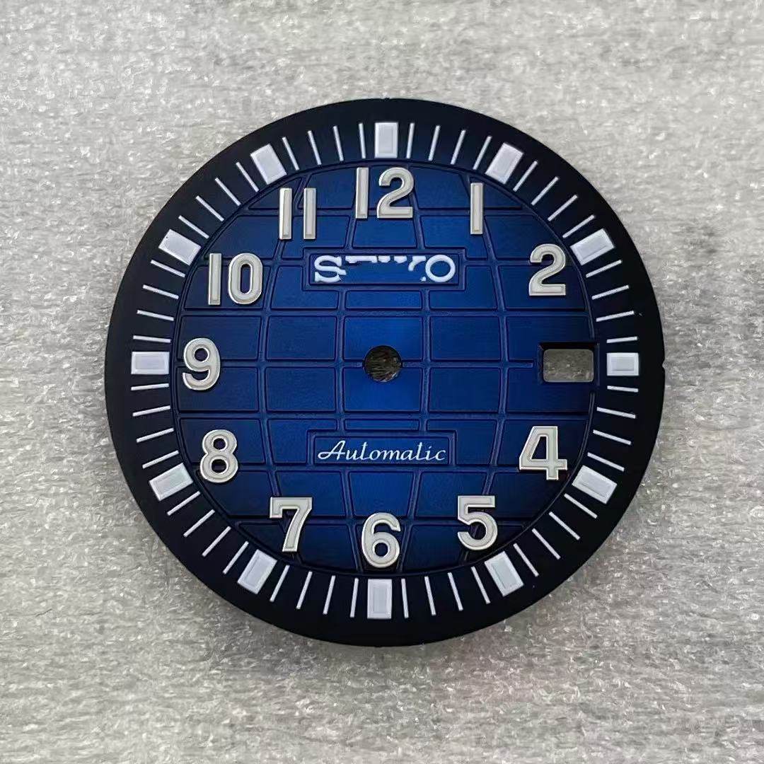 32mm新款手雷表盘 适合装nh35机芯  绿色夜光 改装字面,淘宝优惠券,粉丝福利购,淘宝优惠卷