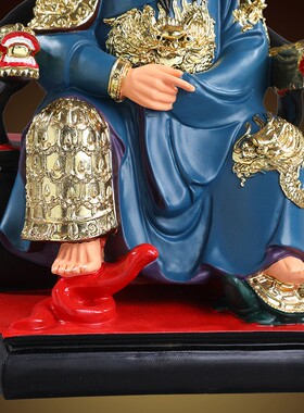 好货玄天上帝真武祖师玄武大帝荡魔天尊神像居家供奉家用树脂摆件