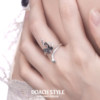 DOACH colorful butterfly snake 925 sterling silver butterfly ring
