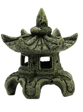 鱼缸造景装饰微景观小桥亭子花园