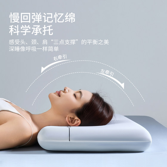 Dual-core memory foam pillows with slow rebound