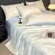Red bean type A washed ice silk summer quilt