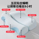 Red bean memory foam traction pillow for sleep