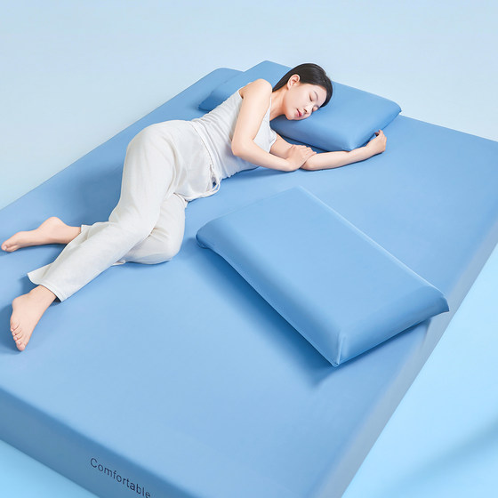 Red Bean Cool Ice Silk Fitted Sheet Single Piece Summer