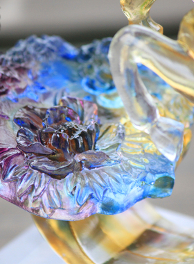 速发到璃马如意装饰公办品室书房送生日礼物发财摆件开业马琉成功