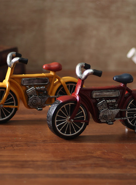 速发复古自设车模型摆件家居橱窗装饰桌面儿行摆童房酒柜咖啡厅装