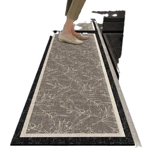 厨房防滑地垫硅藻泥吸水吸油长条耐脏脚垫浴室卫生间门口防摔垫子 - 图3