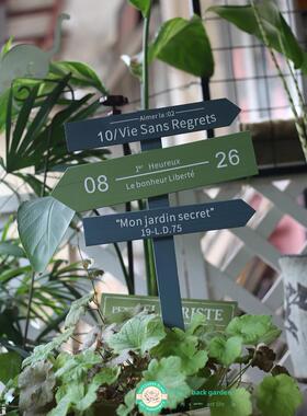 外贸出口实木老花园欢迎插花插地插大型日式杂货装饰饰品