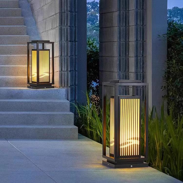 户外太阳能草坪灯简约LED防水小区花园别墅公园草地装饰景观灯 - 图2