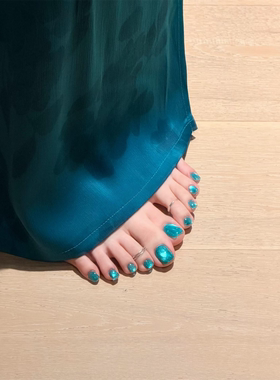 墨尔本猫眼合集-脚趾甲手工制作超显白轻奢猫眼10片穿戴甲美甲