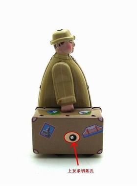 MS472旅行者铁皮玩具怀旧主题酒吧咖啡服饰店个性摆件 礼品