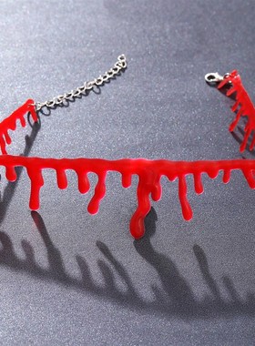 Halloween decorative horror vampire Diablo blood Necklace