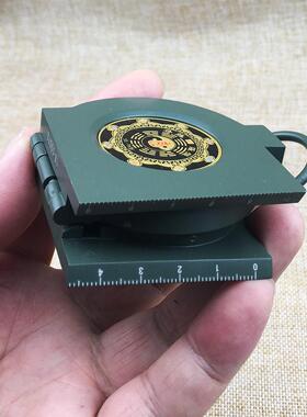 激光寻龙罗盘罗经仪高精度正品纯铜专业指南针办公室书房桌面摆件