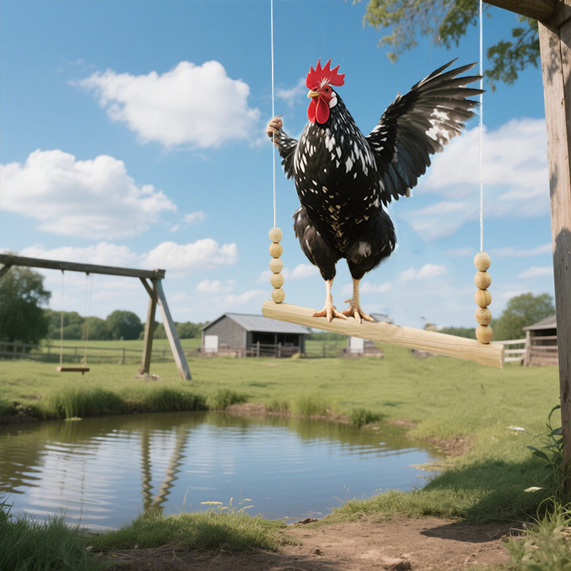 农场家禽宠物鸡鸭栖息木质多彩绷带悬挂站杆,淘宝优惠券,粉丝福利购,淘宝优惠卷