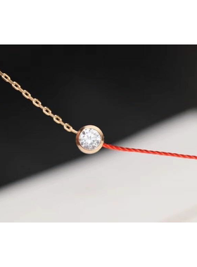 925银手链日韩小红绳本命