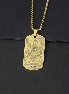 赌神韩信吊坠赌王神像偏财神挂件