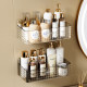 Wall-mounted punch-free wall storage box with wider and higher height