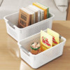 Hollow rectangular cabinet storage basket instant noodle storage box