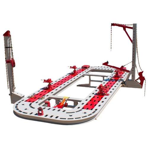 立拓 汽车大梁矫正仪平板开孔五排孔凹陷维修 钣金大梁校正仪 - 图3