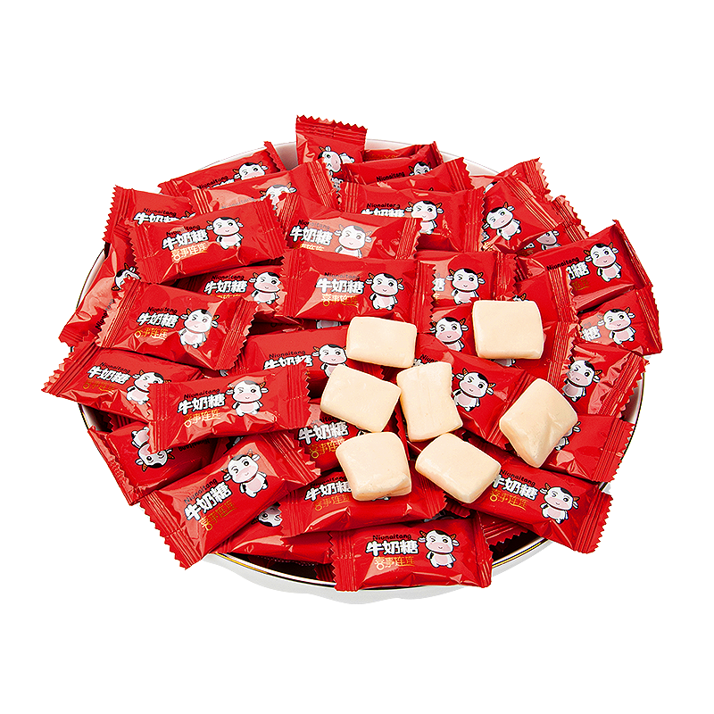 棵力果特浓牛奶糖软糖婚庆结婚喜糖专用宝宝满月散装糖果小零食品