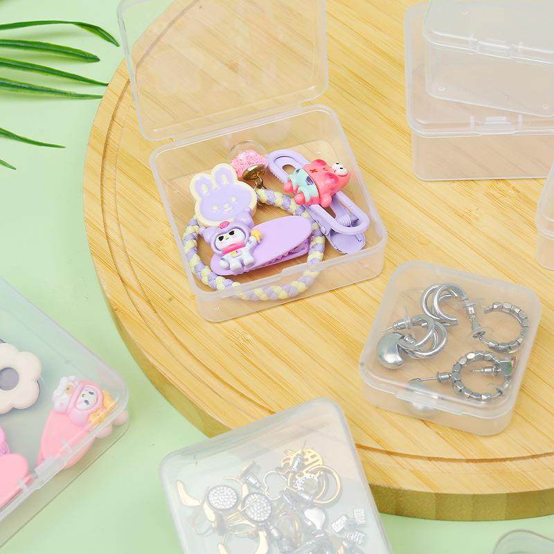 透明长方形塑料收纳盒零件饰品串珠子小盒子鱼钩螺丝迷你小方盒,淘宝优惠券,粉丝福利购,淘宝优惠卷