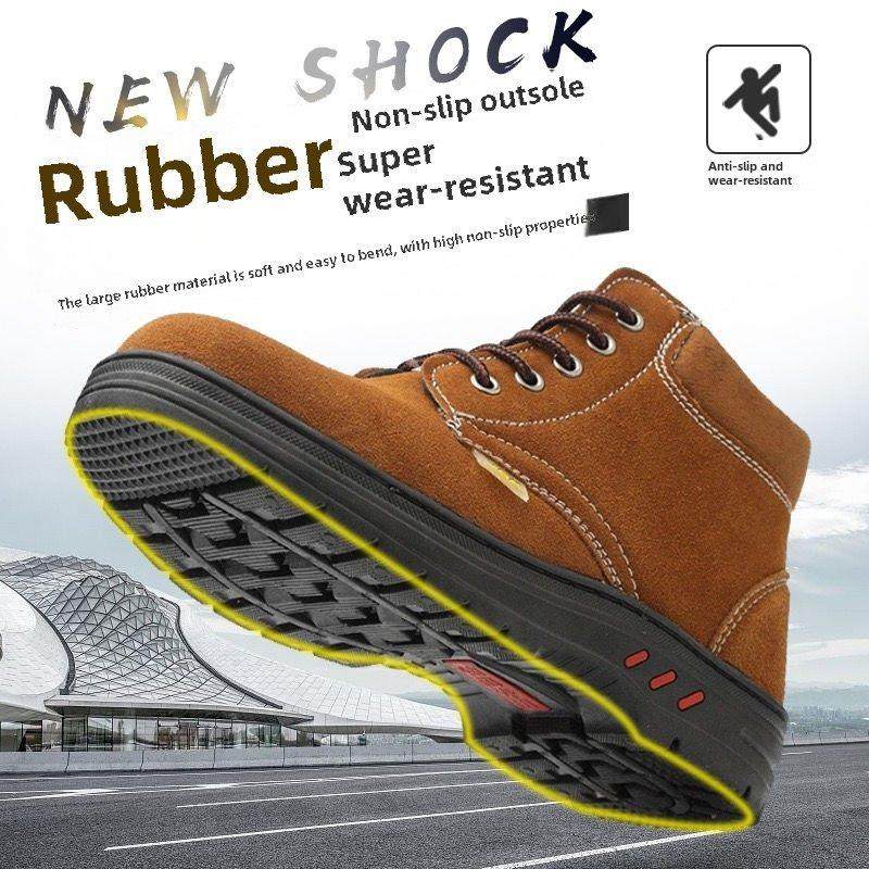 男劳动保护鞋，透气钢头帽，防摔防刺穿，焊机防烫，防滑，耐磨，,淘宝优惠券,粉丝福利购,淘宝优惠卷