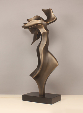 雕塑艺术品摆件抽象人物家居饰品酒店玄关摆放轻奢现代样板房客厅